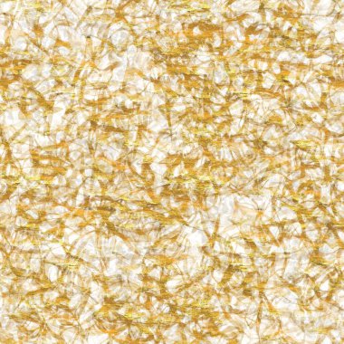 Altın metalik el yapımı pirinç kağıdı dokusu. Kusursuz washi tabakası ve altın metal pulları. Modern düğün dokusu, zarif kırtasiye ve en az Japon stili bulanık tasarım öğeleri için