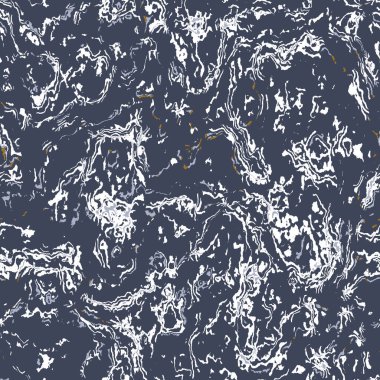 Koyu mavi mermer, erkeksi, dikişsiz doku. Düzensiz mürekkep lekesi boya etkisi. Mermer kaplanabilir grafik tasarımı duvar kağıdı örneği