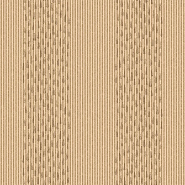 Ecru recycled corrugated pulp card paper texture. Ribbed plain neutral brown kraft material. Eco packaging, shipping and craft stationery gift wrap. — Stock Photo, Image