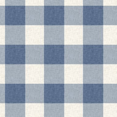 Çiftlik evi mavi ekoseli desenli. Tüvit duvar kâğıdı tasarımı için tüm baskı üzerinde klasik tarz twill. 