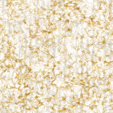 Altın metalik el yapımı pirinç kağıdı dokusu. Kusursuz washi tabakası ve altın metal pulları. Modern düğün dokusu, zarif kırtasiye ve en az Japon stili bulanık tasarım öğeleri için