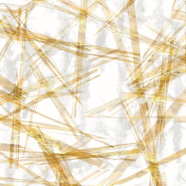 Altın metalik el yapımı pirinç kağıdı dokusu. Pürüzsüz washi tabakası ve bulanık altın metal pulları. Modern düğün dokusu, zarif kırtasiye ve asgari Japon tarzı tasarım unsurları için..