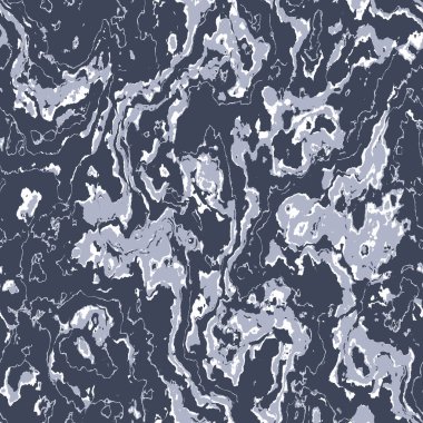 Koyu mavi mermer, erkeksi, dikişsiz doku. Düzensiz mürekkep lekesi boya etkisi. Mermer kaplanabilir grafik tasarımı duvar kağıdı örneği