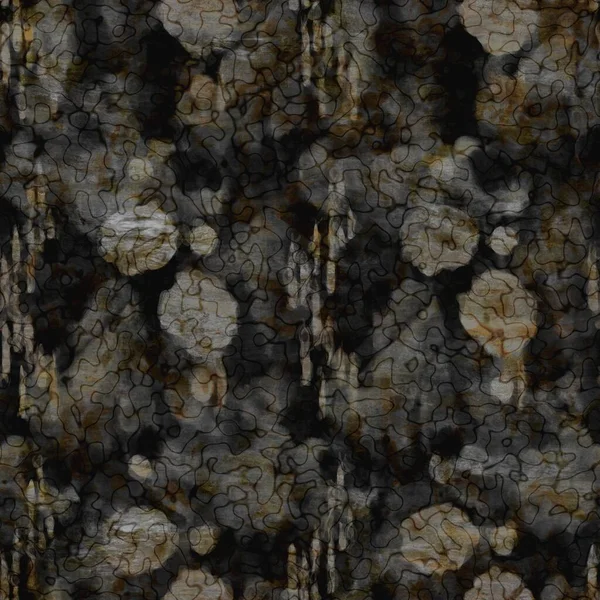 Rustic mottled charcoal grey french linen woven texture background. Worn neutral old vintage cloth printed fabric textile. Distressed all over print . Irregular uneven stained rough grunge effect. — Stock Photo, Image