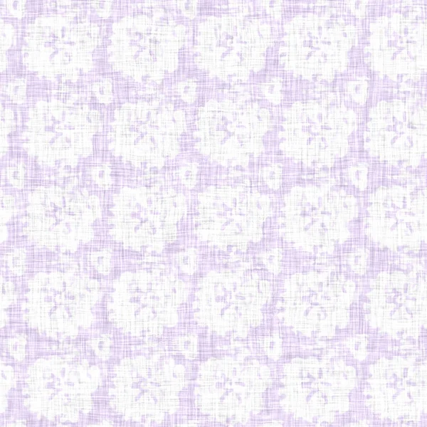 Seamless pale lilac wash ombre texture pattern. Mottled vintage home decor with 80s blue washy effect. — Stock Photo, Image