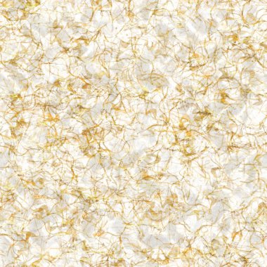 Altın metalik el yapımı pirinç kağıdı dokusu. Kusursuz washi tabakası ve altın metal pulları. Modern düğün dokusu, zarif kırtasiye ve en az Japon stili bulanık tasarım öğeleri için