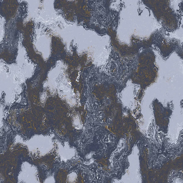 Mörkblå marmorerad maskulin sömlös konsistens. Oregelbunden bläck blotch färg effekt bakgrund. Marmor tileable grafisk design tapet swatch — Stockfoto