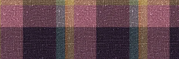 Clásico invierno tartán escocés borde sin costuras. Moderno fondo de ajuste gingham checker. Banner de cinta de efecto tweed masculino escocés tejido. —  Fotos de Stock