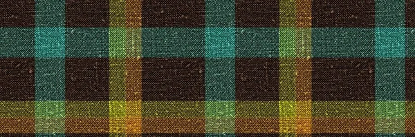 Clásico invierno tartán escocés borde sin costuras. Moderno fondo de ajuste gingham checker. Banner de cinta de efecto tweed masculino escocés tejido. —  Fotos de Stock