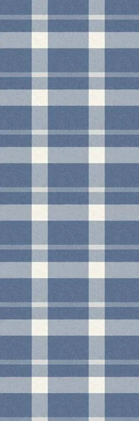 Французький фермерський будинок Blue plaid перевіряє безшовну вертикальну лінію кордону. Рушійна тональна канцелярська імпозантна тканина. Tartan cottage 2 tone social media phone cover background — стокове фото