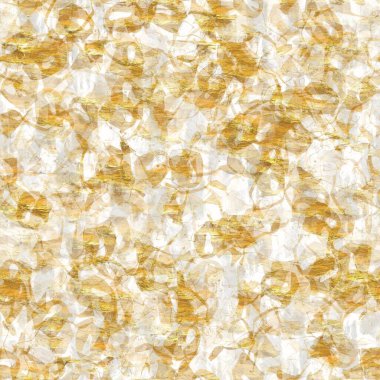 Altın metalik el yapımı pirinç kağıdı dokusu. Kusursuz washi tabakası ve altın metal pulları. Modern düğün dokusu, zarif kırtasiye ve en az Japon stili bulanık tasarım öğeleri için