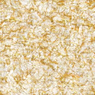 Altın metalik el yapımı pirinç kağıdı dokusu. Kusursuz washi tabakası ve altın metal pulları. Modern düğün dokusu, zarif kırtasiye ve en az Japon stili bulanık tasarım öğeleri için