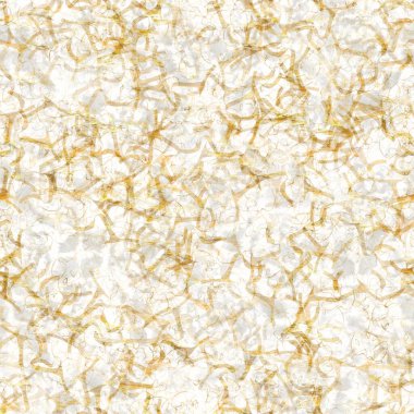 Metalik altın kıvrımlı el yapımı pirinç kağıdı dokusu. Kusursuz washi örtüsü. Lüks düğün dokusu, zarif kırtasiye ve en az Japon stili tasarım öğesi için..