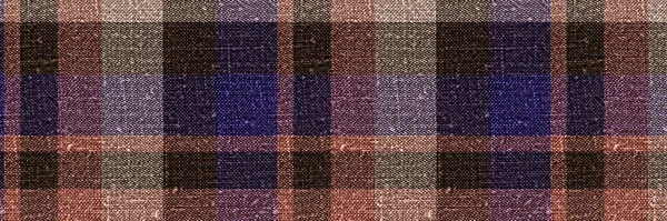 Klassisk vinter tartan rutig sömlös kantlist gräns. Modern gingham pjäs trim bakgrund. Vävd skotsk maskulin tweed effekt band banner. — Stockfoto