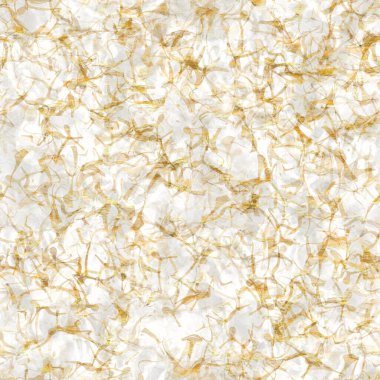 Metalik altın kıvrımlı el yapımı pirinç kağıdı dokusu. Kusursuz washi örtüsü. Lüks düğün dokusu, zarif kırtasiye ve en az Japon stili tasarım öğesi için..