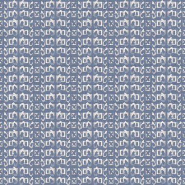 Fransız mavisi, düzensiz, noktalı keten desenli. Tonal kır evi tarzı soyut benekli arka plan. Basit bir kırsal kumaş tekstil etkisi. İlkel yapılı, pejmürde, şık bir kumaş..