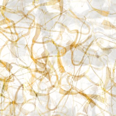 Altın metalik el yapımı pirinç kağıdı dokusu. Kusursuz washi tabakası ve altın metal pulları. Modern düğün dokusu, zarif kırtasiye ve asgari Japon tarzı tasarım unsurları için..