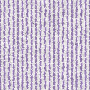 Lavanta çiftliği kırık şerit deseni. Çizgili ülke çizgileri parmak izlerinin üzerine örülmüş. Mor rustik baskılı kumaş efekti. Provence stili, pejmürde ev dekoru kumaşı..