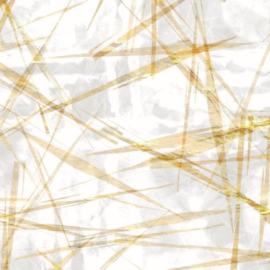 Altın metalik el yapımı pirinç kağıdı dokusu. Pürüzsüz washi tabakası ve bulanık altın metal pulları. Modern düğün dokusu, zarif kırtasiye ve asgari Japon tarzı tasarım unsurları için..