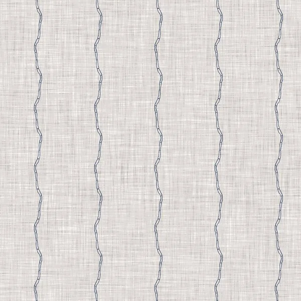 Sem costura francês país cozinha stripe tecido padrão de impressão. Azul branco vertical listrado fundo. Batik tintura provence estilo rústico tecido cottagecore têxtil. — Fotografia de Stock