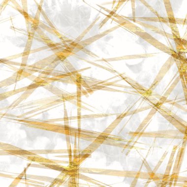 Altın metalik el yapımı pirinç kağıdı dokusu. Pürüzsüz washi tabakası ve bulanık altın metal pulları. Modern düğün dokusu, zarif kırtasiye ve asgari Japon tarzı tasarım unsurları için..