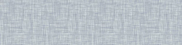 Francia kék szabálytalan foltos vászon zökkenőmentes minta. Tonal country ház stílusú elvont foltos háttér. Egyszerű vintage rusztikus textil hatás. Primitív textúra kopott elegáns szövet — Stock Vector