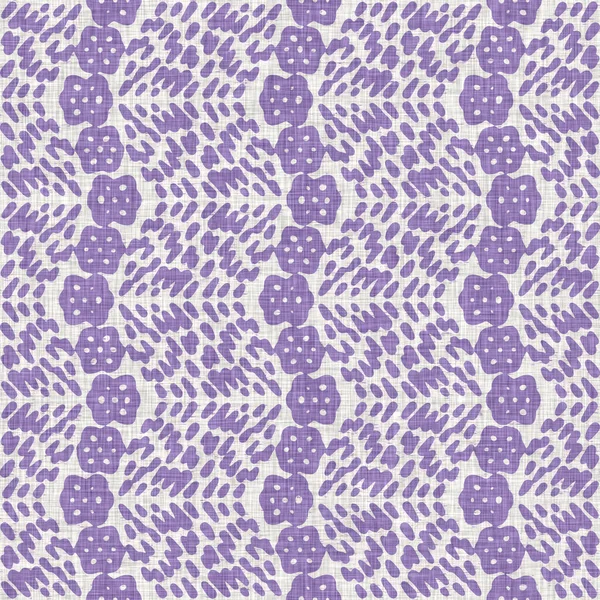 Lavender farm house broken stripe pattern. Line striped country woven all over prints. Purple rustic printed texture fabric effect. Provence style shabby chic home decor swatch. — Stock Photo, Image