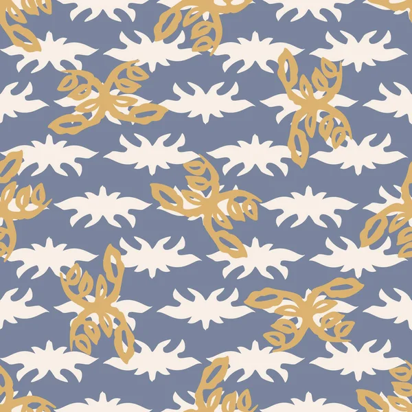 Fransız fleur de lis kraliyet zambağı kusursuz desen. Çiftlik evi geçmişi. Zambaklar çiçeklenir, motif gelişir, kırsal damaske takılır..