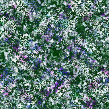 Kusursuz leylak, ombre deseni deseni. 80 'lerin mavi yıkama efektli benekli ev dekoru. 