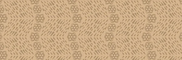 Ecru geri dönüşümlü kağıt kenarlık dokusu. Kaburgalı doku etkisine sahip nötr kahverengi kraft kenarı. Eko ambalaj kurdelesi, el işi kırtasiye hediyesi washi kaseti..