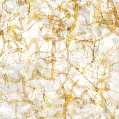 Altın metalik el yapımı pirinç kağıdı dokusu. Kusursuz washi tabakası ve altın metal pulları. Modern düğün dokusu, zarif kırtasiye ve asgari Japon tarzı tasarım unsurları için..