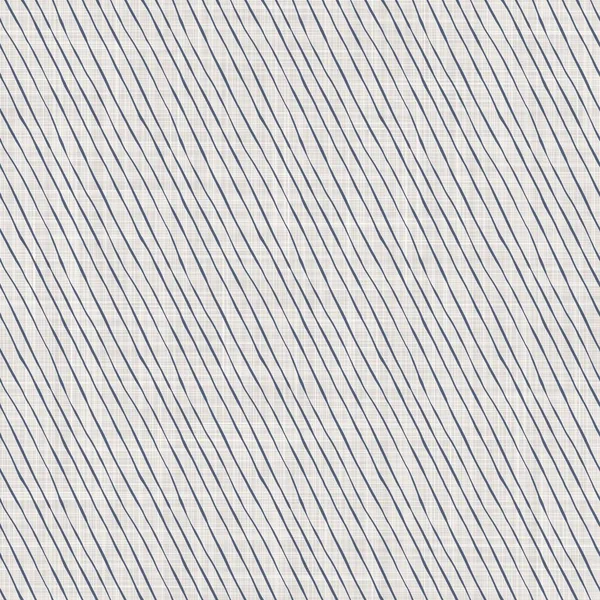 프랑스 시골 주방 줄무늬 직물 패턴 인쇄. 청색 노란색의 흰색 수직 줄무늬 배경. 바틱 염료 증식 법 - 소박하게 짜는 면 도 직물. — 스톡 사진