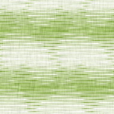 Kırık çizgili çarşaf dokusu. Organik düzensiz çizgili, pürüzsüz desen. Ev dekorasyonu için modern düz 2 tonlu bahar tekstili. Çiftlik evi tarama stili kırsal yeşil her yerde..