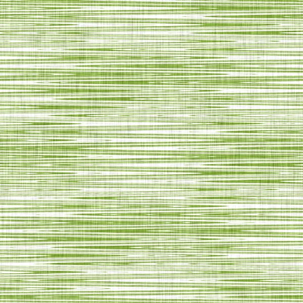 Texture lin fond avec bande cassée. Motif organique irrégulier rayé sans couture. Textile de printemps uni moderne à 2 tons pour la décoration intérieure. Agritourisme scandi style vert rustique partout imprimer. — Photo