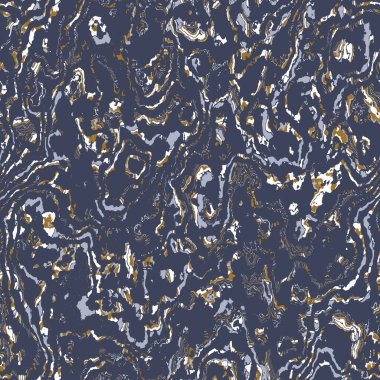 Koyu mavi mermer, erkeksi, dikişsiz doku. Düzensiz mürekkep lekesi boya etkisi. Mermer kaplanabilir grafik tasarımı duvar kağıdı örneği.