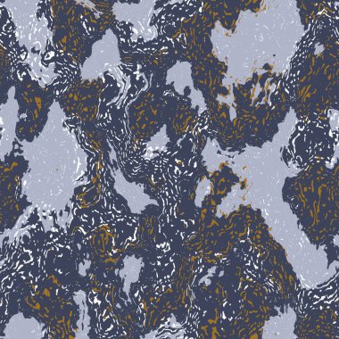 Koyu mavi mermer, erkeksi, dikişsiz doku. Düzensiz mürekkep lekesi boya etkisi. Mermer kaplanabilir grafik tasarımı duvar kağıdı örneği