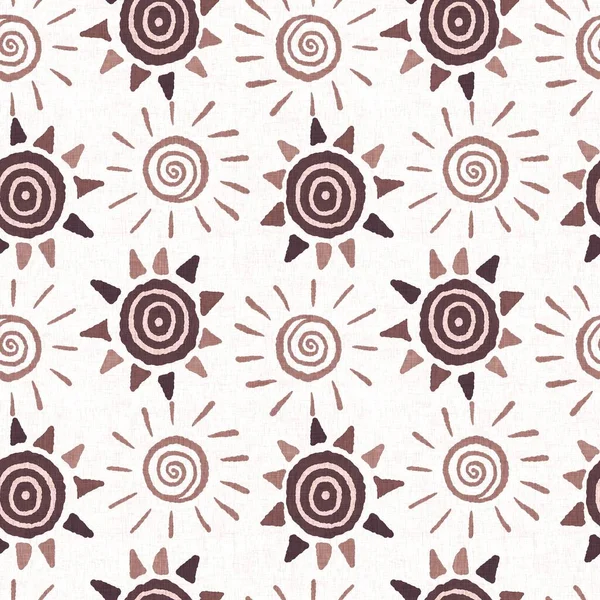 Gender neutral sunshine sun seamless raster background. Simple whimsical romantic 2 tone pattern. Kids nursery wallpaper or scandi all over print. — Stock Photo, Image