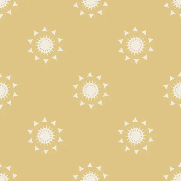 Género neutro sol inconsútil vector de fondo. Patrón simple caprichoso romántico de 2 tonos. Niños vivero fondo de pantalla o escándalo por todas partes imprimir. — Vector de stock