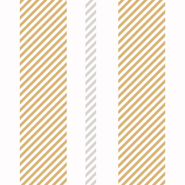 シームレスフランスのカントリーキッチンステッチストライプ生地パターンプリント。黄色の白い縦の縞模様の背景。バティック染料挑発スタイル素朴な織りコテージコア繊維. — ストックベクタ