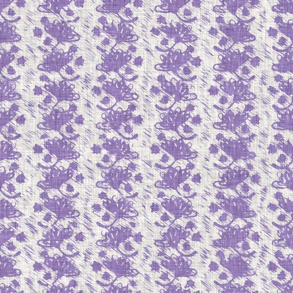 Lavender farm house broken stripe pattern. Line striped country woven all over prints. Purple rustic printed texture fabric effect. Provence style shabby chic home decor swatch. — Stock Photo, Image