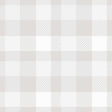 Çiftlik evi grisi, kusursuz ekoseli vektör deseni. Gingham bebek renk kontrolü geçmişi. Her tarafı kumaşla örülmüş.. 