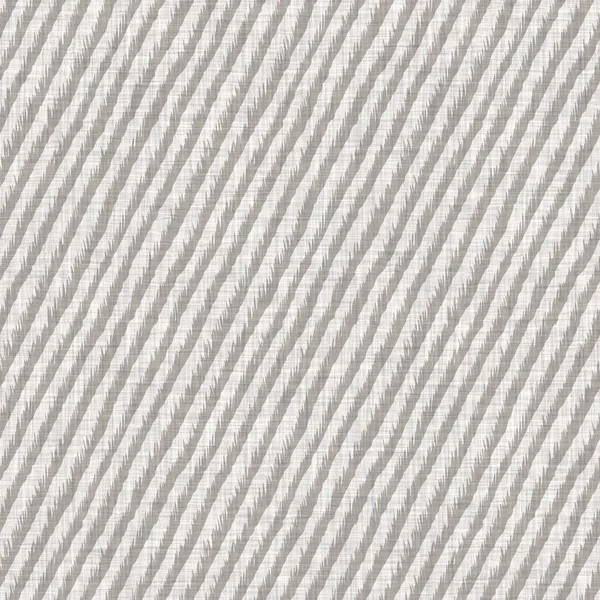 Seamless French country kitchen stripe fabric pattern print. Grey white vertical striped background. Batik dye provence style rustic woven cottagecore textile. — Stock Photo, Image