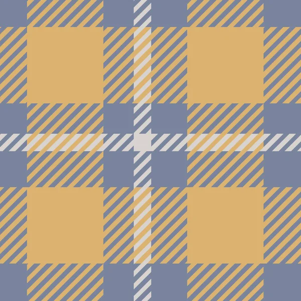 Farmhouse seamless plaid vector pattern. Gingham baby color checker background. Woven tweed all over print. — Stock Vector