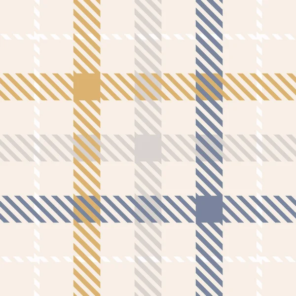 Farmhouse naadloze ruitvector patroon. Gingham baby kleur checker achtergrond. Overal geweven tweed print. — Stockvector