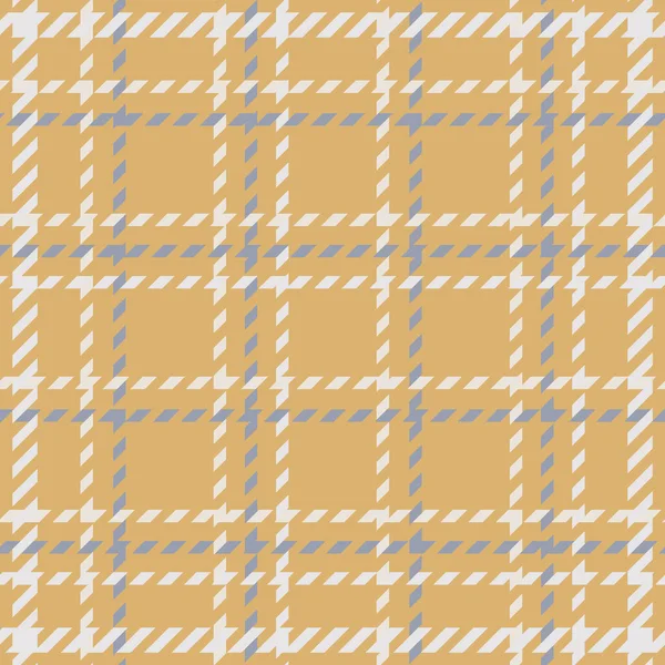 Farmhouse seamless plaid vector pattern. Gingham baby color checker background. Woven tweed all over print. — Stock Vector