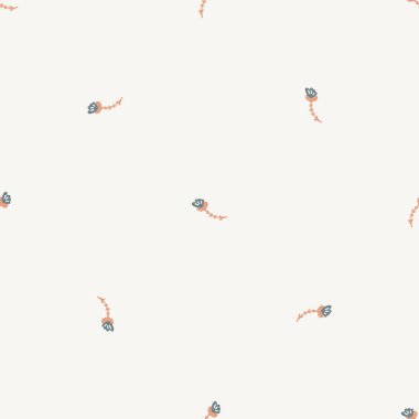 Cinsiyet olarak nötr yapraklı, kusursuz vektör arkaplan. Basit botanik 2 ton şablonu. Çocuk odası duvar kâğıdı ya da her yerde skandal var.. 