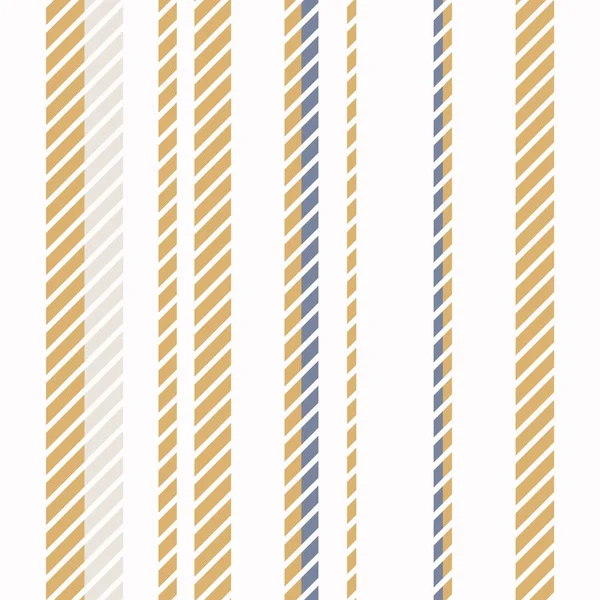 Nahtlose französische Landhausküche mit Streifenmuster. Gelb weißer vertikal gestreifter Hintergrund. Batik Farbstoff Provence Stil rustikal gewebt Baumwollstoff. — Stockvektor