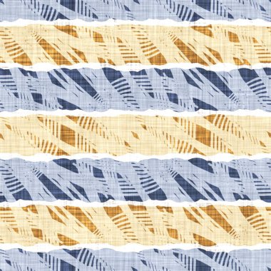 Hassas Fransız dantel efekti. Kusursuz çizgili desen. Süslü Provence tarzı dantelli kır evi dekorasyonu. Kırsal, modern, pejmürde, şık tasarım için keten kumaş duvar kağıdı..