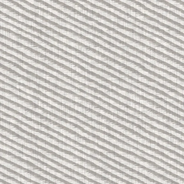 シームレスフランスのカントリーキッチンストライプ生地パターンプリント。グレーの縦縞模様の背景。バティック染料挑発スタイル素朴な織りコテージコア繊維. — ストック写真