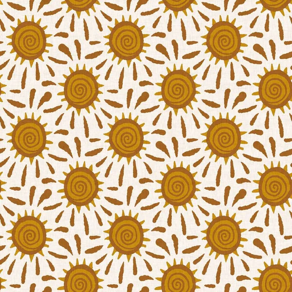 Gender neutral sunshine sun seamless raster background. Simple whimsical romantic 2 tone pattern. Kids nursery wallpaper or scandi all over print. — Stock Photo, Image